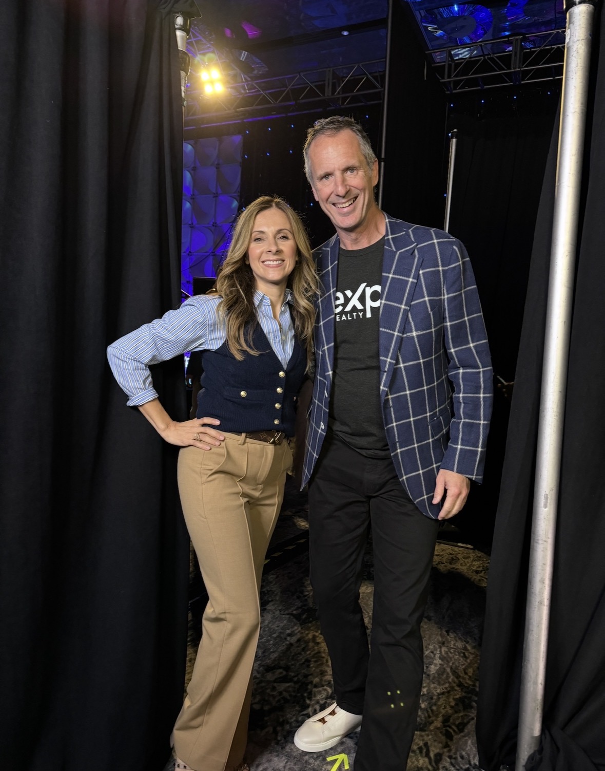 Tina with Glenn Sanford