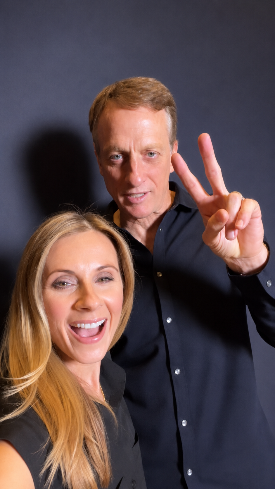 Tina with Tony Hawk